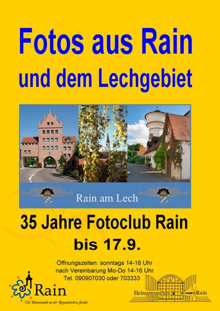 Fotoausstellung 35 Jahre Fotoclub Rain