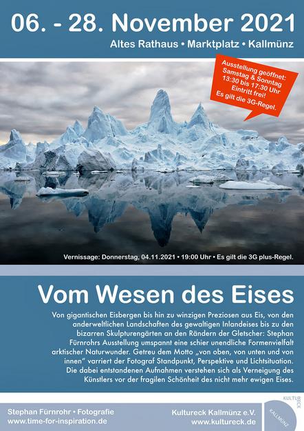 Ausstellung Stephan Fürnrohr - Vom Wesen des Eises