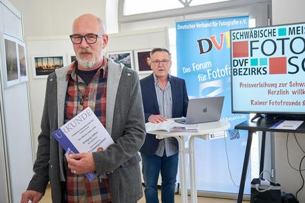 Bayerischer Löwe in Silber für Wolfgang Seiffert für mehr als 40 Annahmen beim Bezirkswettbewerb