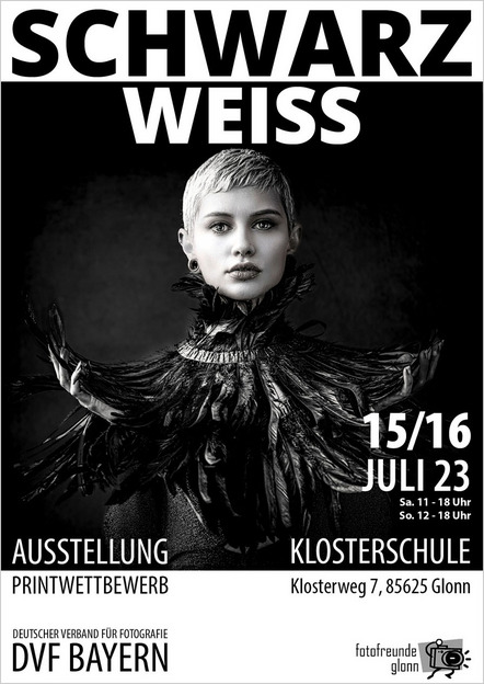 Ausstellung Schwarz-Weiss Printwettbewerb 2023 in Glonn